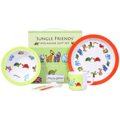 Jungle Friends Меламинов к-т за хранене 7 части